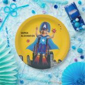 障害者車飛んでいるイスおもしろい誕生日 ペーパープレート (パーティー)