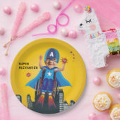 障害者車飛んでいるイスおもしろい誕生日 ペーパープレート (パーティー)