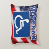 障害者退役軍人USA アクセントクッション (正面(垂直))