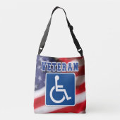 障害者退役軍人USA クロスボディバッグ (裏面)
