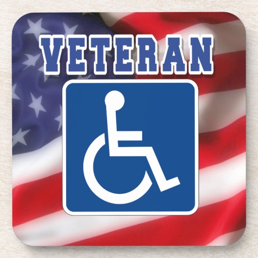 障害者退役軍人USA コースター (正面)