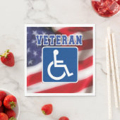 障害者退役軍人USA スタンダードランチョンナプキン (インサイチュ)