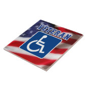障害者退役軍人USA タイル (側面)
