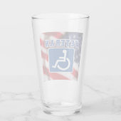 障害者退役軍人USA タンブラーグラス (裏面)