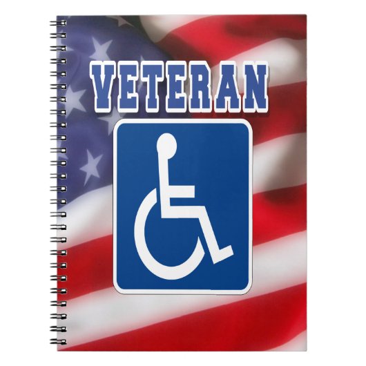 障害者退役軍人USA ノートブック (正面)