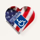 障害者退役軍人USA ノートブック (正面)