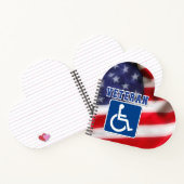 障害者退役軍人USA ノートブック (内部)