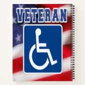 障害者退役軍人USA ノートブック (裏面)