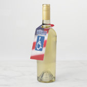 障害者退役軍人USA ボトルネックタグ (アングル)