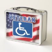 障害者退役軍人USA メタルランチボックス (裏面)