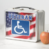 障害者退役軍人USA メタルランチボックス (インサイチュ)