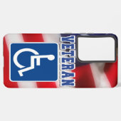障害者退役軍人USA SAMSUNG GALAXYケース (裏面横)