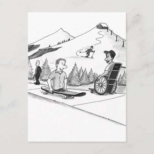 障害能力 ポストカード (正面)