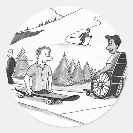 障害能力 ラウンドシール (正面)