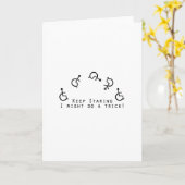 障害認識度ギフト車おもしろい椅子 カード (黄色い花)