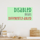 障害認識度ポスター ポスター (キッチン)