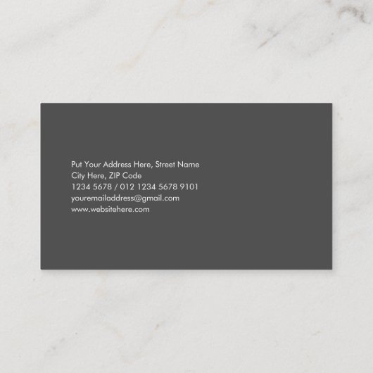 障害認識度リボン 名刺 (裏面)