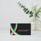 障害認識度リボン 名刺 (スタンド正面)