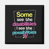 障害認識度 マグネット (正面)