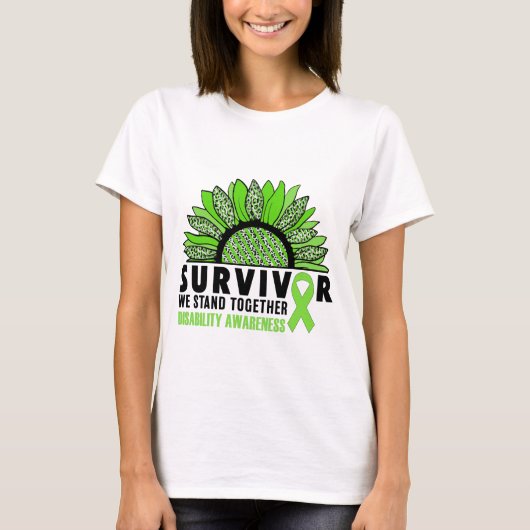 障害認識度 Tシャツ (正面)