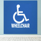 障害車いす キャンバスプリント (インサイチュ (ウッドフロア))