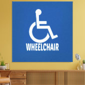 障害車いす キャンバスプリント (インサイチュ (リビング))