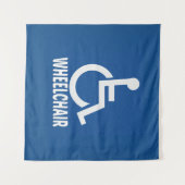 障害車いす タペストリー (正面(横))