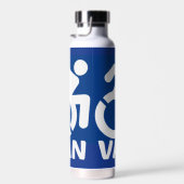 障害車モダン ウォーターボトル (右面)