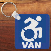 障害車モダン キーホルダー (正面)