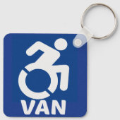 障害車モダン キーホルダー (裏面)