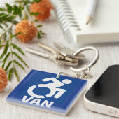 障害車モダン キーホルダー (正面右)