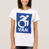 障害車モダン Tシャツ (正面)