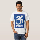 障害車モダン Tシャツ (正面フル)