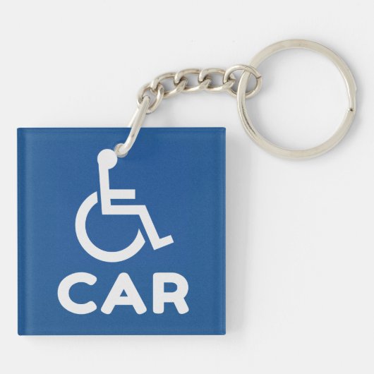 障害車 キーホルダー (裏面)