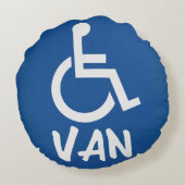 障害車 ラウンドクッション (裏面)