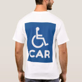 障害車 Tシャツ (裏面)