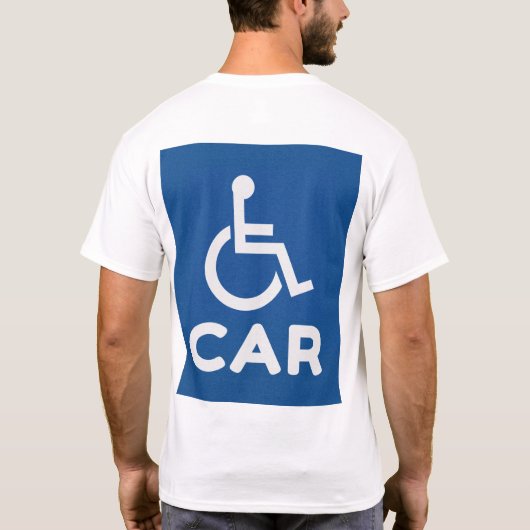 障害車 Tシャツ (裏面)