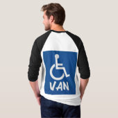 障害車 Tシャツ (裏面フル)