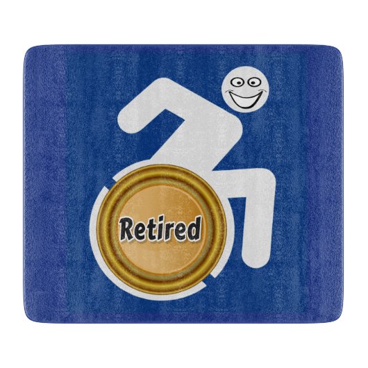 障害退職した者 カッティングボード (正面)