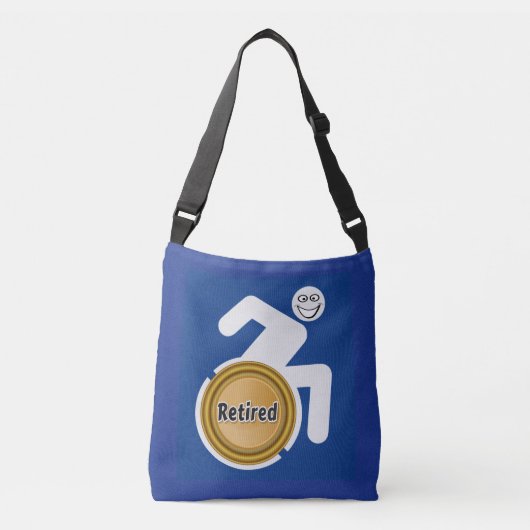 障害退職した者 クロスボディバッグ (正面)