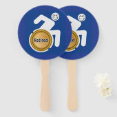 障害退職した者 ハンドファン (正面&裏面)