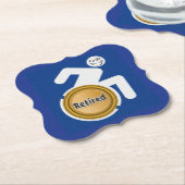 障害退職した者 ペーパーコースター (アングル)