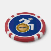 障害退職した者 ポーカーチップ (シングル)