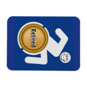 障害退職した者 マグネット (横)