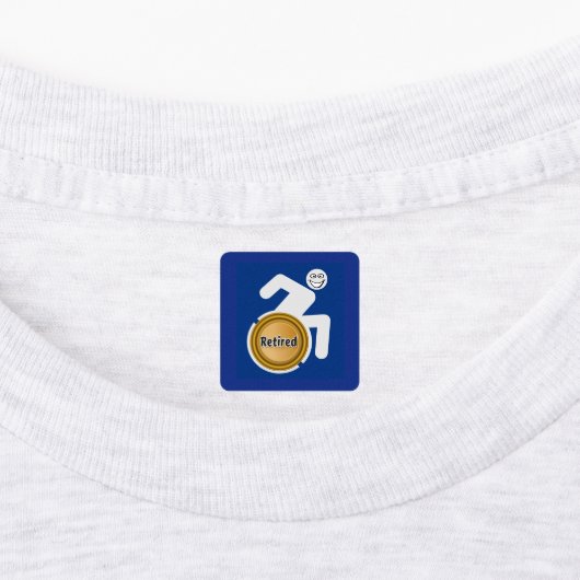 障害退職した者 ラベル (貼付)