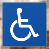 障害障害障害障害車いすサイン窓が貼り付く ウィンドウサイン (シート2)