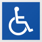 障害障害障害障害車いすサイン窓が貼り付く ウィンドウサイン (シート)
