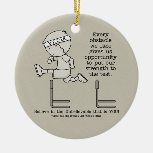 障害 セラミックオーナメント (正面)