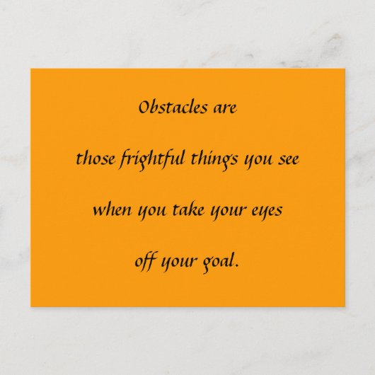 障害 ポストカード (正面)