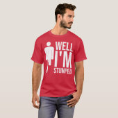 障害 切り落とされた足 おもしろ 義足 Tシャツ (正面フル)